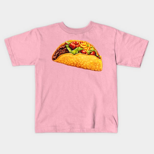 Taco Kids T-Shirt by KellyGilleran